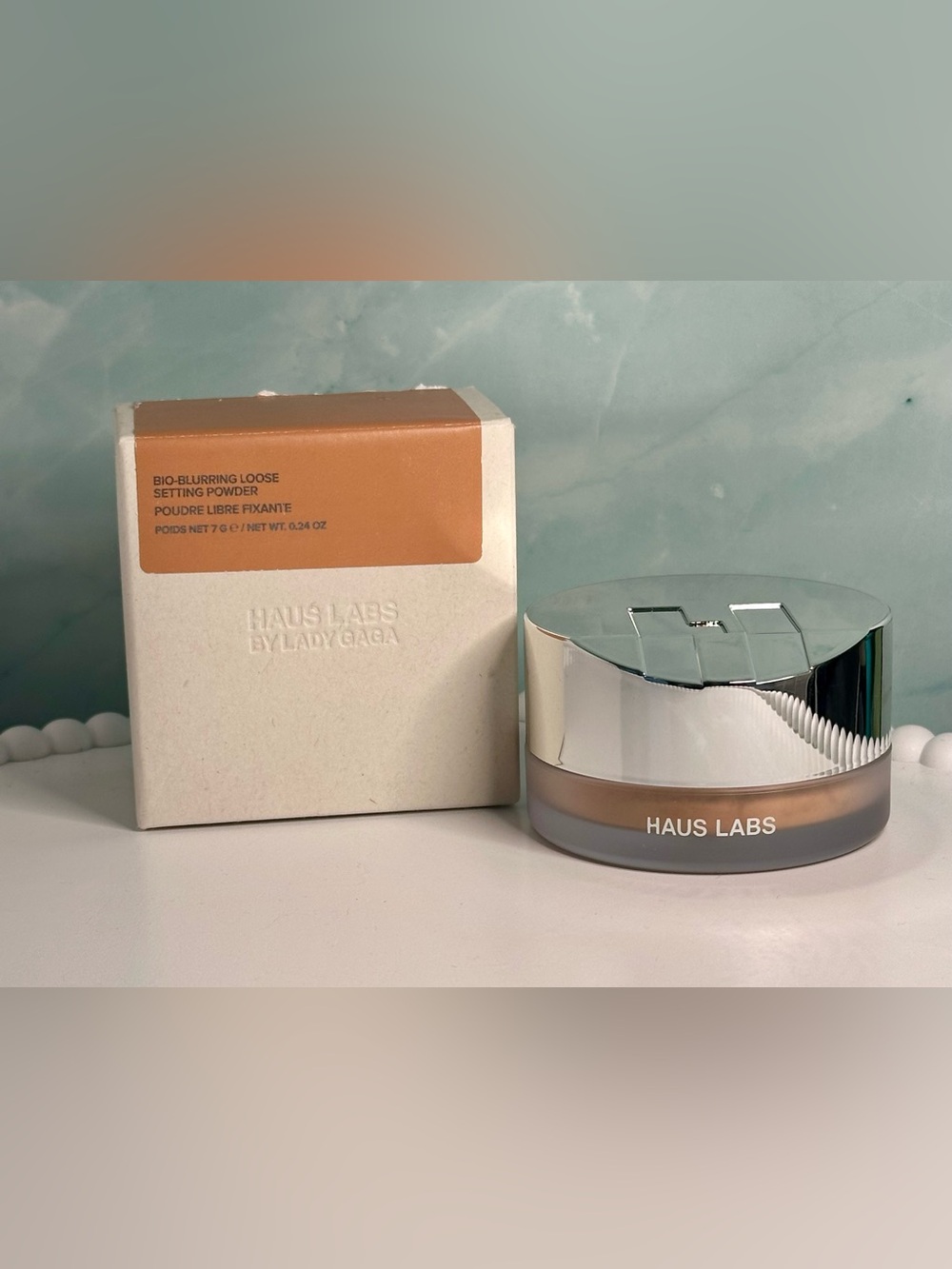 HAUS LABS Bio-Bluring Powder .24oz Deep Honey, New in box